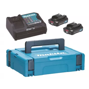 MAKITA TOITEPLAADI KOMPLEKT 12V 2x2,0Ah (BL1021Bx2+DC10SB) MAKPAC