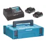 MAKITA TOITEPLAADI KOMPLEKT 12V 2x2,0Ah (BL1021Bx2+DC10SB) MAKPAC