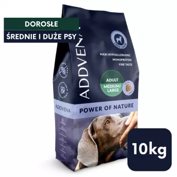 ADDVENA Power of Nature Adult Medium/Large Lamb - kuiv koeratoit - 10kg