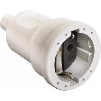 AS SCHWABE PVC-ühendus 16A, 250V töökindel versioon valge (62224)