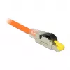 Juhtmepistik RJ45 DeLOCK 86485 Must Hõbedane Läbipaistev Kollane
