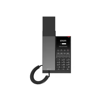 IP-telefon Snom HD350W must, juhtmega telefonitoru, Wi-Fi