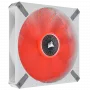 CORSAIR ML140 LED ELITE valge 140mm Magnetic Levitation Red LED Ventilaator AirGuide'iga Üksikpakend
