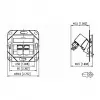 METZ CONNECT 130B12D21102-E - RJ-45 - 6a - -40 - 70 °C - Valge - akrüülnitriilbutadieenstüreen (ABS) - tsink - GHMT - CE