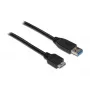 Ühenduskaabel USB 3.0 pistik A pistikule Micro B, must, 0,2 m, Good Connections® (2710-MB002)