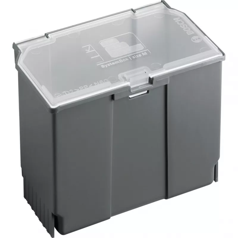 Hoiukast Bosch SystemBox ristkülikukujuline polüpropüleen 176×105×133 mm must/hall