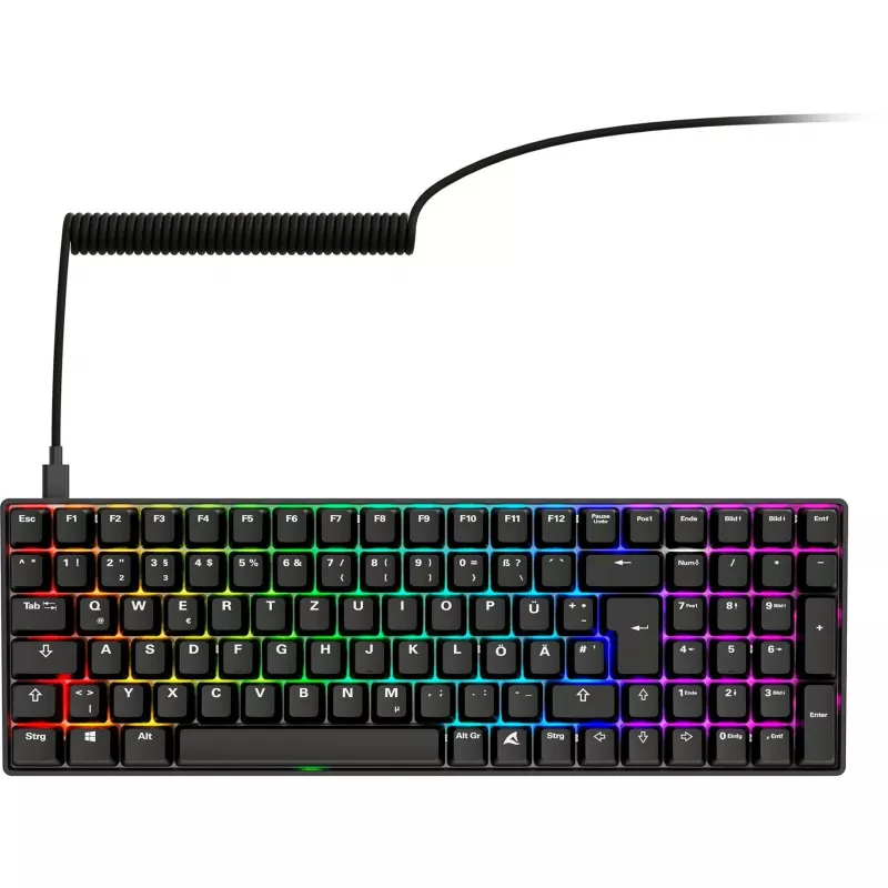 Sharkoon SGK50 S2 klaviatuur Gaming RF Wireless QWERTZ Saksa