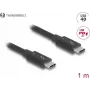 DeLOCK Thunderbolt 4 kaabel 40 Gbps PD 3.1 240 W 1 m must