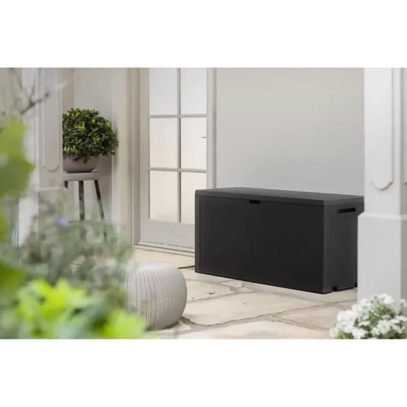 Välikast Keter 249722 270 L, ilmastikukindel grafiit, ristkülikukujuline 1180×440×580 mm