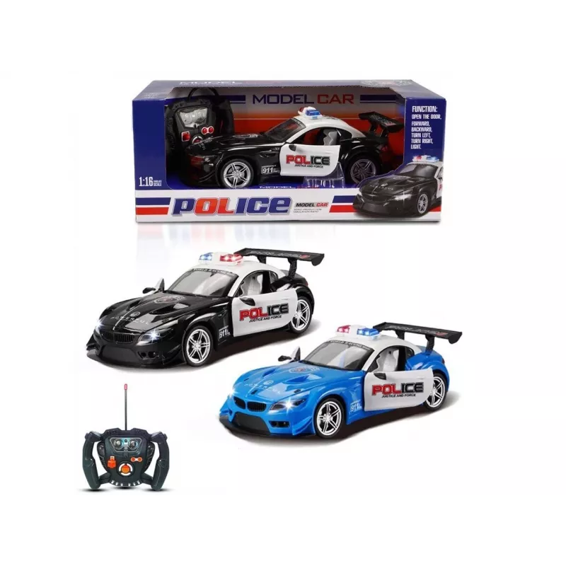 Madej R/C Police Car with Light and Opening Door — Kaugjuhitav mudel