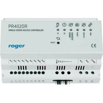 Ligipääsukontroller RoGer PR402DR 9050 — ukse ligipääsu juhtseade täiustatud turvafunktsioonidega