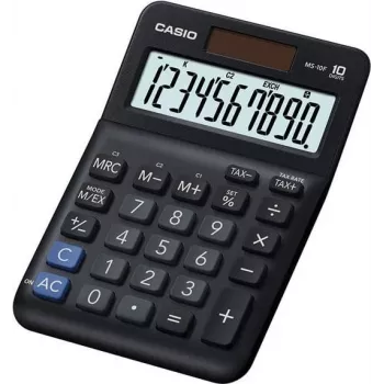 Baaskalkulaator Casio MS-10F lauaarvuti 10 numbrikohta must