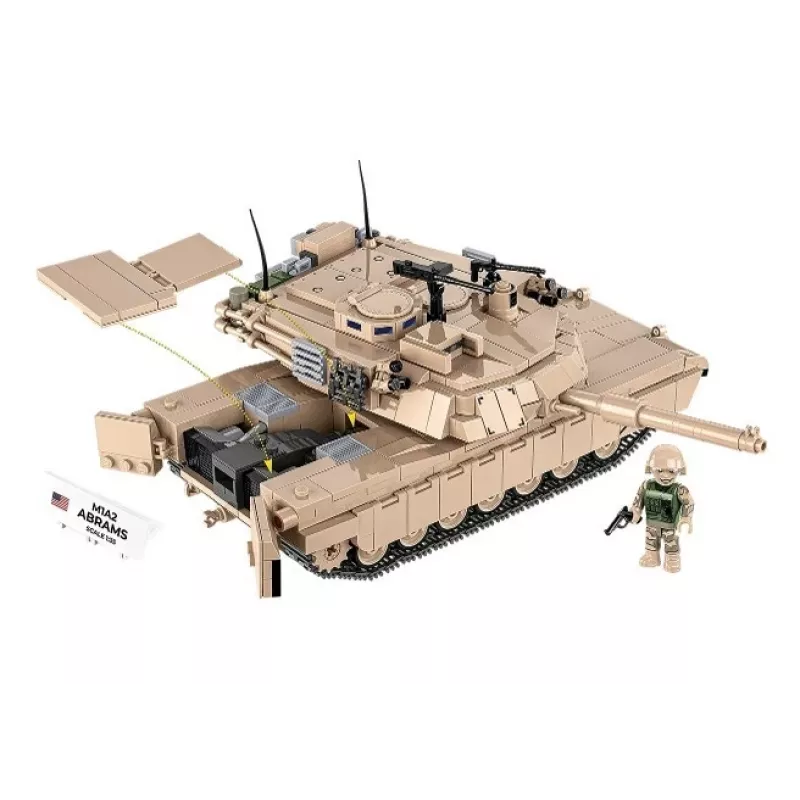 Ehituskomplekt Cobi M1A2 Abrams 1025 tükki mudel COBI-2632