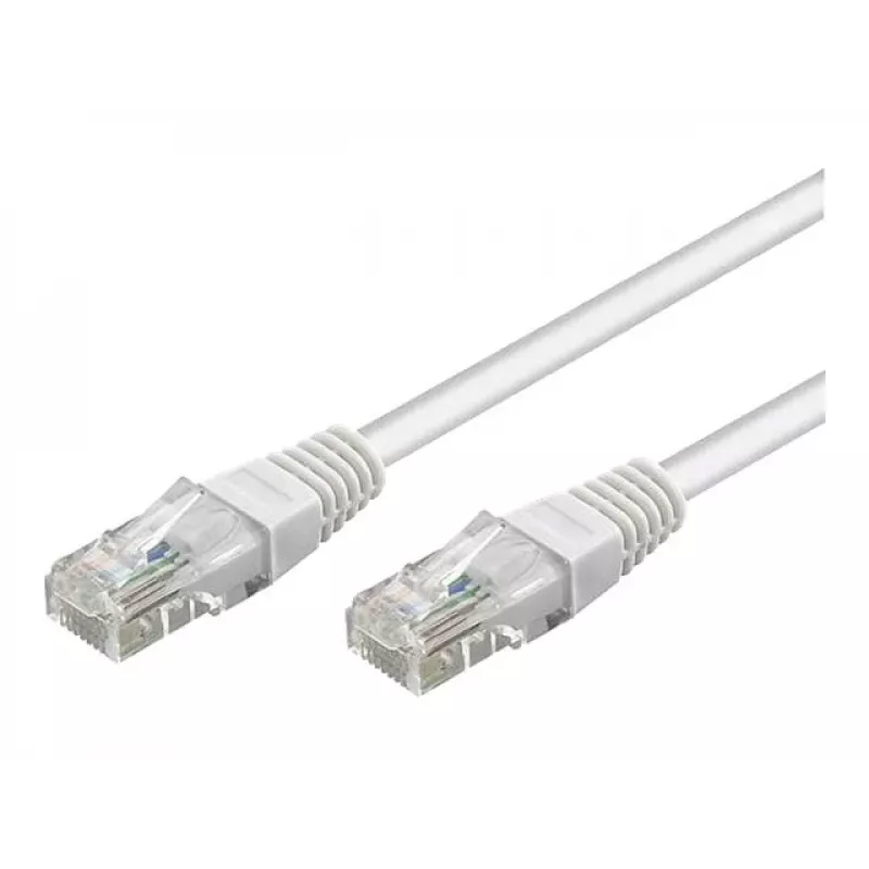 Wentronic Goobay CAT 5e Patch-kaabel, U/UTP, valge, 3 m - CCA (68506)