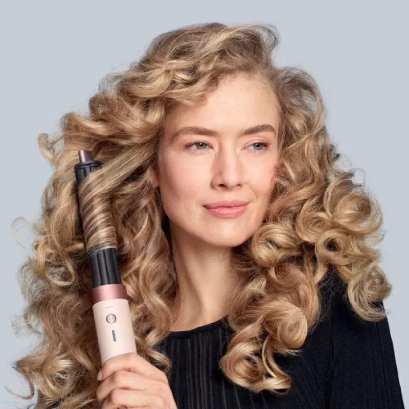 Airwrap Coanda2x Sirge + Laineline, Multistyler kreem/roosakuld, Bluetooth, 1700 W