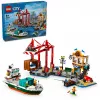 LEGO CITY 60422 Rannasadam ja kaubalaev