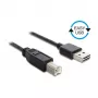 USB-kaabel DeLOCK 0,5 m USB2.0-A/USB2.0-B 83684