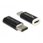 Delock - USB-adapter - 24 pin USB-C (M) to Micro-USB Type B (W) - USB 3,1 - Must (65678)