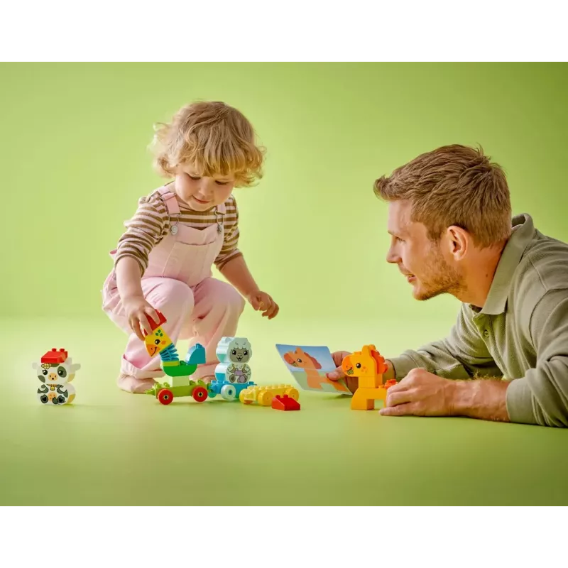 Ehitusmänguasi LEGO DUPLO Loomarong 10412 — 19 osa, alates 1,5+ aastat, 170×60×430 mm