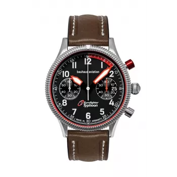 Bauhaus Aviation Eurofighter 25762 41 mm roostevabast terasest korpusega rannekell mehaaniline/kvarts määramata