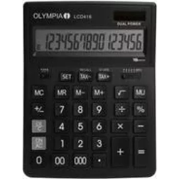 OLYMPIA LCD-416 lauakalkulaator must (4676)