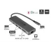 Alcasa HUB-C001A liidese jaotur USB Type-C 5000 Mbit/s antratsiit