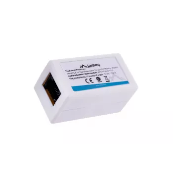 LANBERG pistikuadapter RJ-45 - RJ-45, emane-emane, U/UTP Cat5e, valge