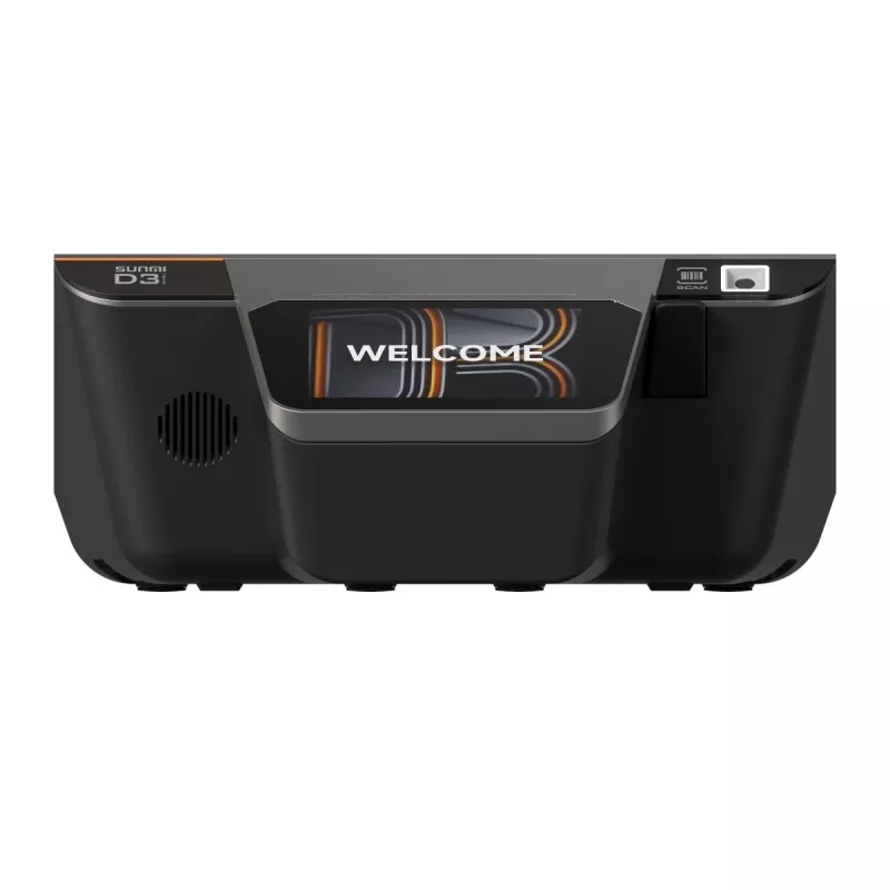 POS-terminal SUNMI D3 MINI 10,1-tollise projitseeritud mahtuvusliku puuteekraani, USB- ja Bluetooth-ühendusega