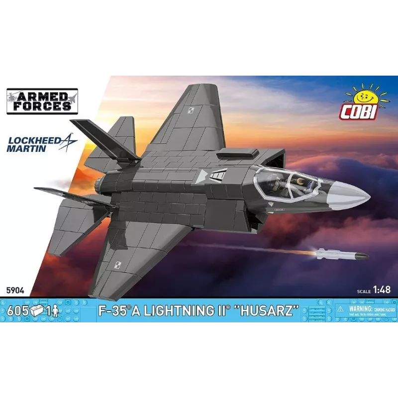 Ehituskomplekt Cobi F-35A Lightning II — 605 tk, mõõtkavas mudel