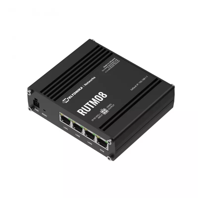 Teltonika RUTM08 juhtmega ruuter Gigabit Ethernet must