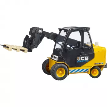 Tõstuk BRUDER JCB Teletruk mänguasi — ABS, soovitatav alates 3. eluaastast, must ja kollane