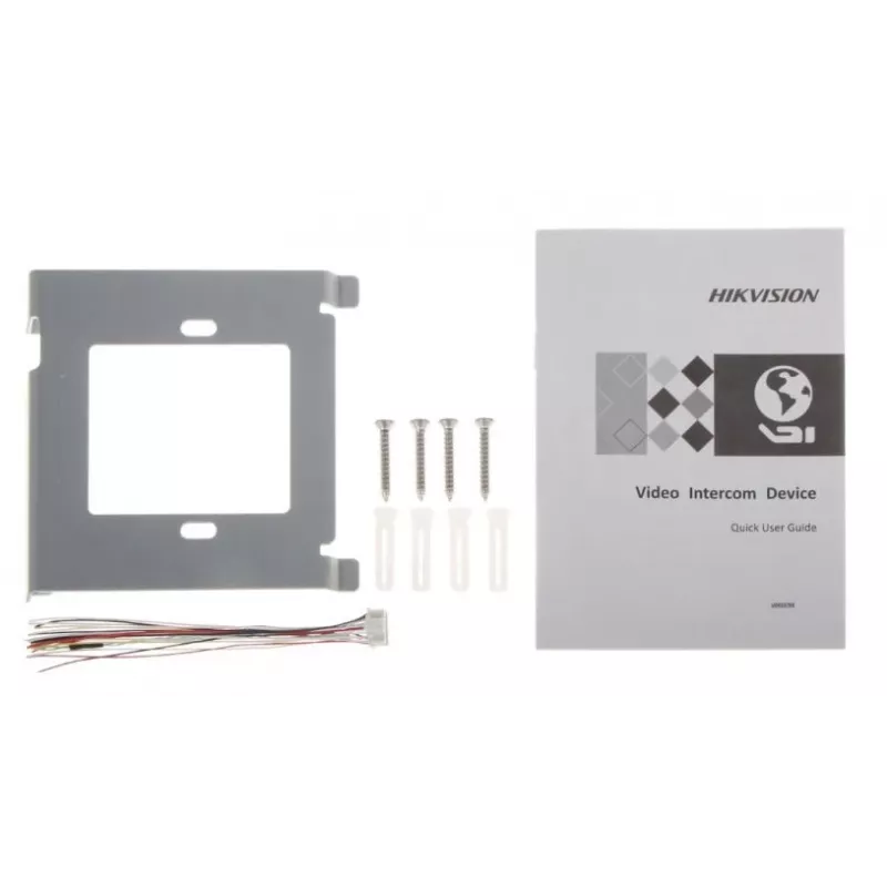 Videosiseside Hikvision DS-KH8350-TE1 7-tolline IPS-puutetundlik ekraan, PoE, SIP, MicroSD-pesa, 1024×600, Alumiiniumkorpus, Must