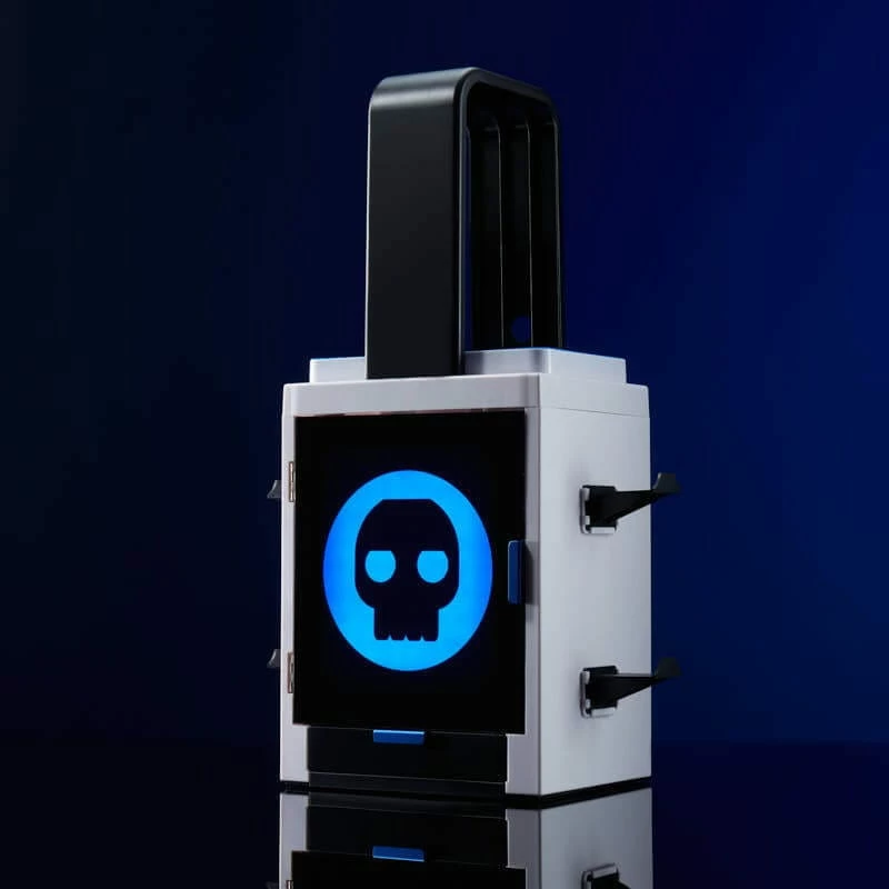 Numskull Games PS5 inspireeritud mängukapp, kettahoidja mängudele, PlayStation 5, Grau, juhtmega, 1 tk