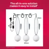 Outdoor Smart Globe Light Colour 3-pack, LED-tuli asendab 33 W