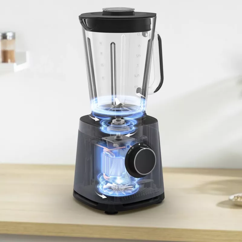 Tefal PerfectMix Essential BL771BF0 blender 1,75 L Lauaplaadile asetatav blender 1200 W Must