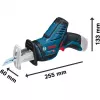 Bosch GSA 10,8 V-LI Professional Must, Sinine