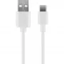 Wentronic 59130 2m USB A USB C isane isane Valge USB-kaabel (59130)