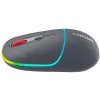 Canyon MW-22 2in1 RGB juhtmevaba hiir – hall – Bluetooth/RF – 1600 dpi – laetav