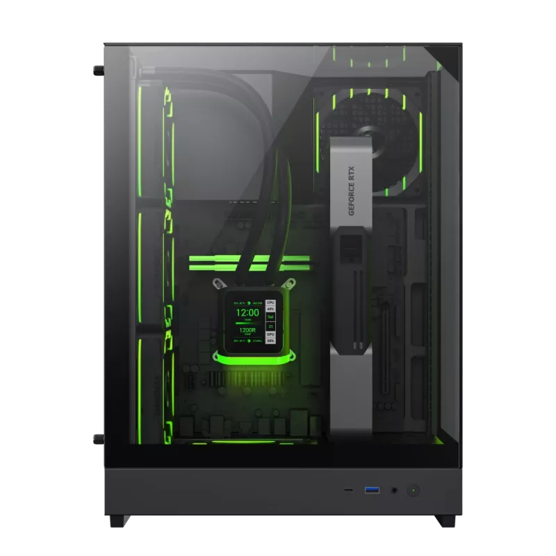Gamemax korpus | T20 BK | Must | M-ATX | Toiteplokk puudub