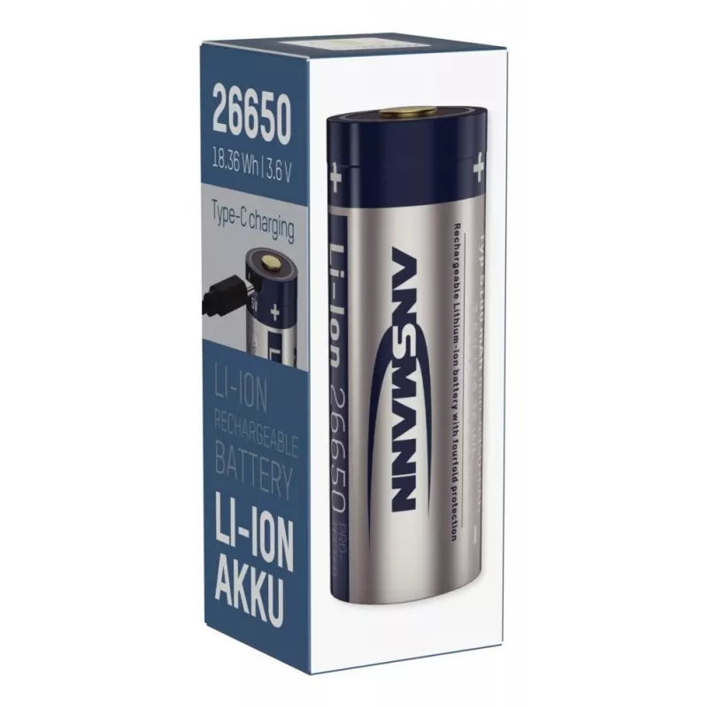 Taaslaetav aku ANSMANN 1307-0012 liitium-ioon 3,6 V