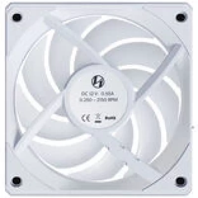 120mm juhtmevaba vastupöörlemisega PC ventilaator Lian Li UNI FAN CL, valge, mudel 12RCL1W3W