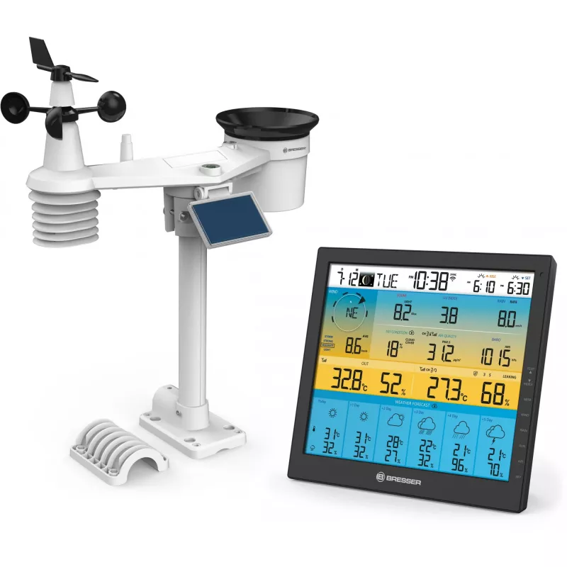 Digitaalne ilmajaam Bresser Optics 7003220 Must LCD Wi-Fi