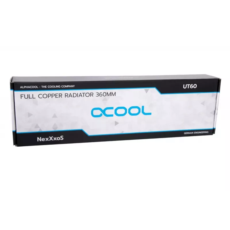 Radiator Alphacool 14390 vaskmust terasest must 125mm x 415mm x 60mm