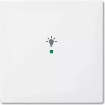 Busch-Jaeger 2CKA006220A0356 Katteplaat andurihoidjale ja -pesale, valge (2CKA006220A0356)
