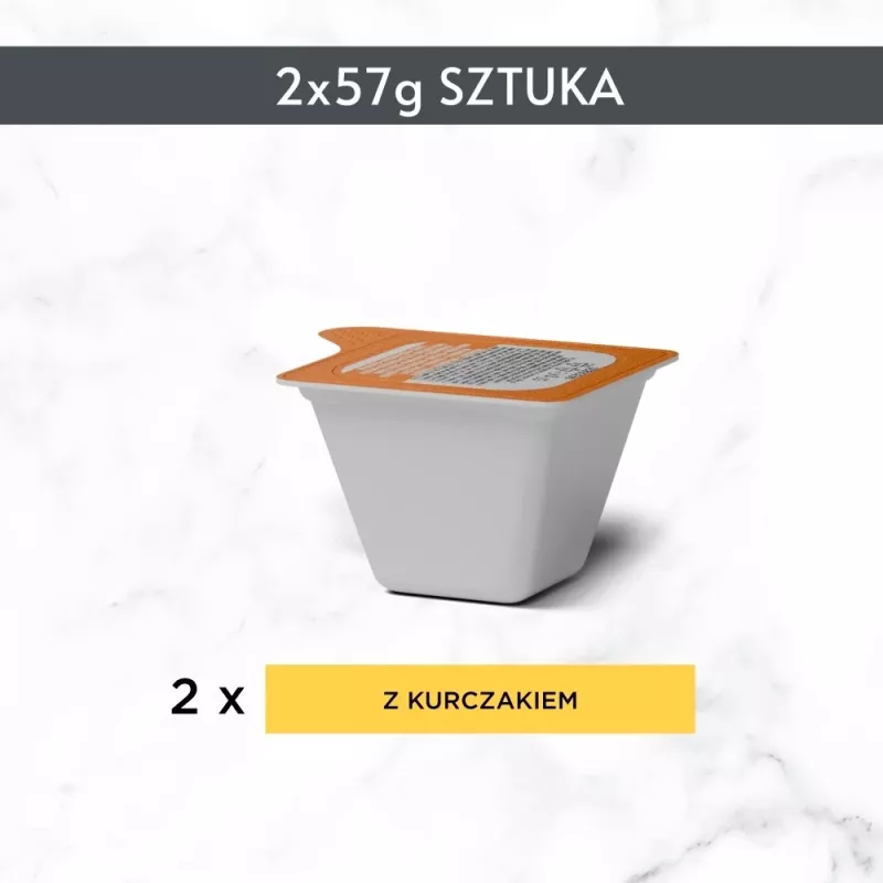 Märg kassitoit Purina Nestlé Gourmet Revelations tükid tarretises kanaga 2 x 57 g, täiskasvanud, valk 9%, niiskus 83%