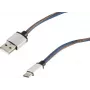 USB-kaabel S/CONN 14-50030 USB 2.0 2 m USB A USB C sinine