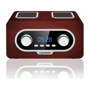 Kaasaskantav raadio BLAUPUNKT PP5.2BR — FM-kaasaskantav raadio, 60 eelseadistust, USB/MP3, AUX, taaslaetav aku 1000 mAh, 3 W RMS, pronks