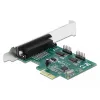 DeLOCK - Adapter Parallel/Serial - PCIe 1.1 Low-Profile - paralleel x 1 + jada x 2 (90413)