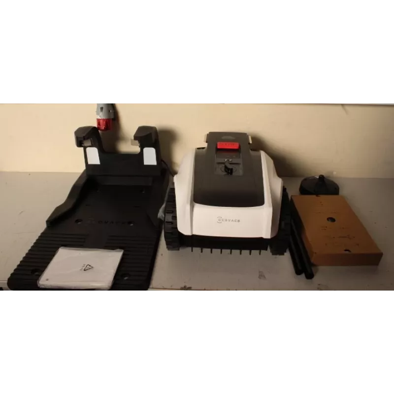 SALE OUT. Ecovacs GOAT O800 RTK muruniiduk, robot, kuni 800 m², LiDAR-täiustatud RTK-navigatsioon, SmartEdge, valge | Ecovacs | Muruniiduk GOAT O800 RTK | LAHTI PAKITUD, VALGED PLEKID RATTAL