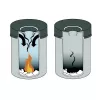 Round Steel Silver Durable 3305